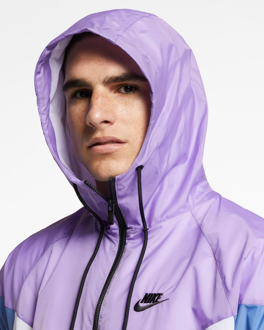 purple nike windbreaker jacket