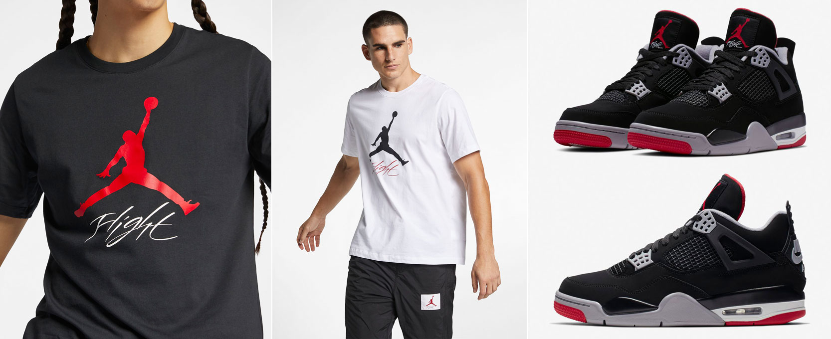 Bred Jordan 4 Matching T Shirt | Gov