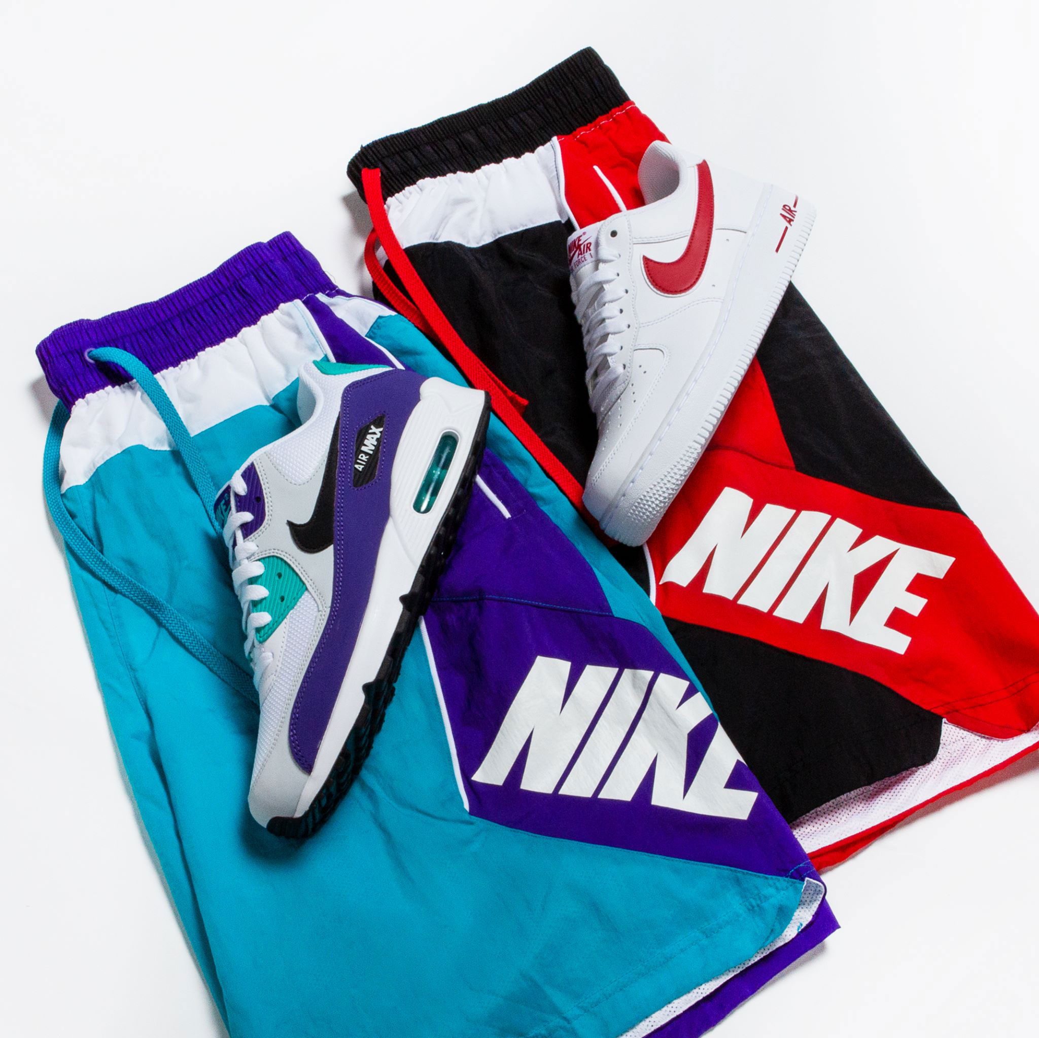 Nike Air Max 90 Grape Shorts Match 