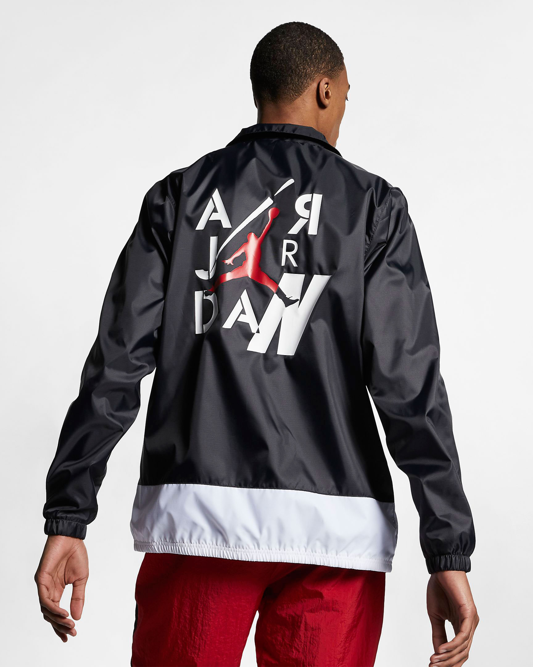 Men's Clothing Breakfast, Air Jordan 4 Bred 2019 x Jordan Legacy AJ 4  Coaches Jacket
