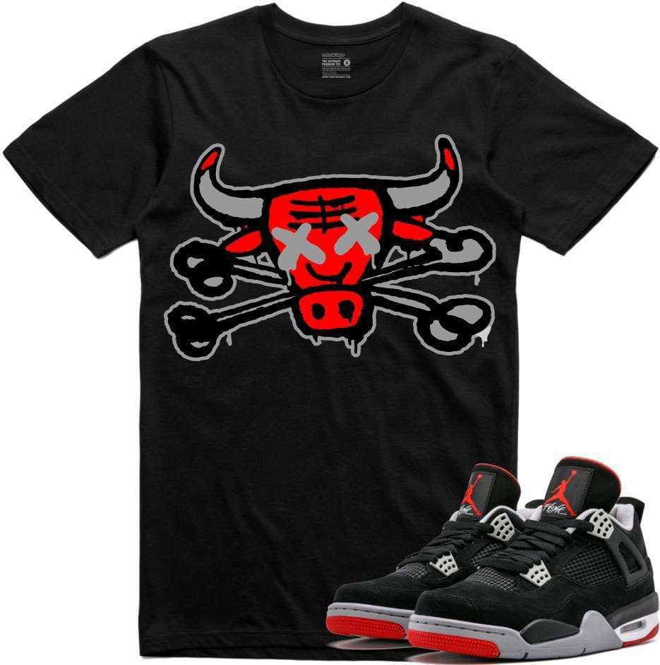 Air Jordan 4 Bred 2019 Sneaker Shirts 