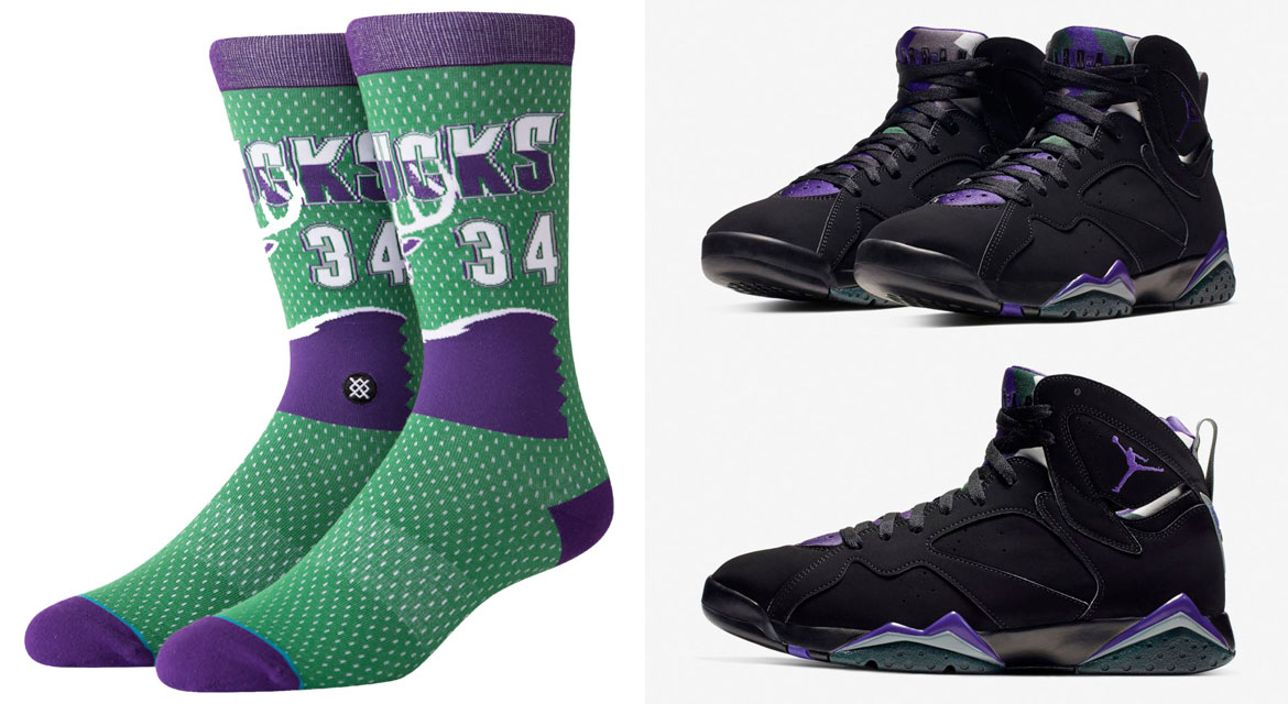 jordan purple socks