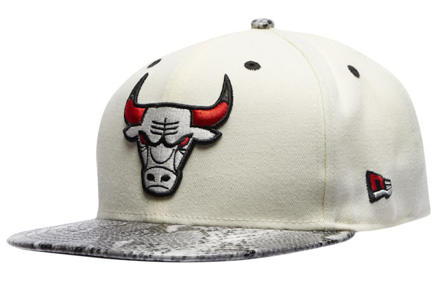 Jordan 11 Grey Snakeskin Bone Bulls Hat 