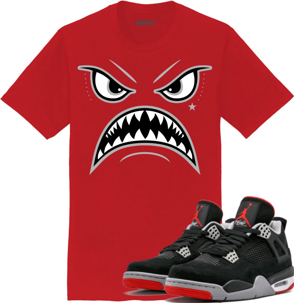 jordan 4 bred shirts