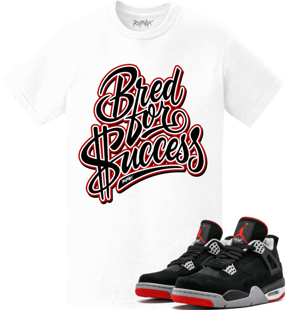 jordan 4 bred shirts