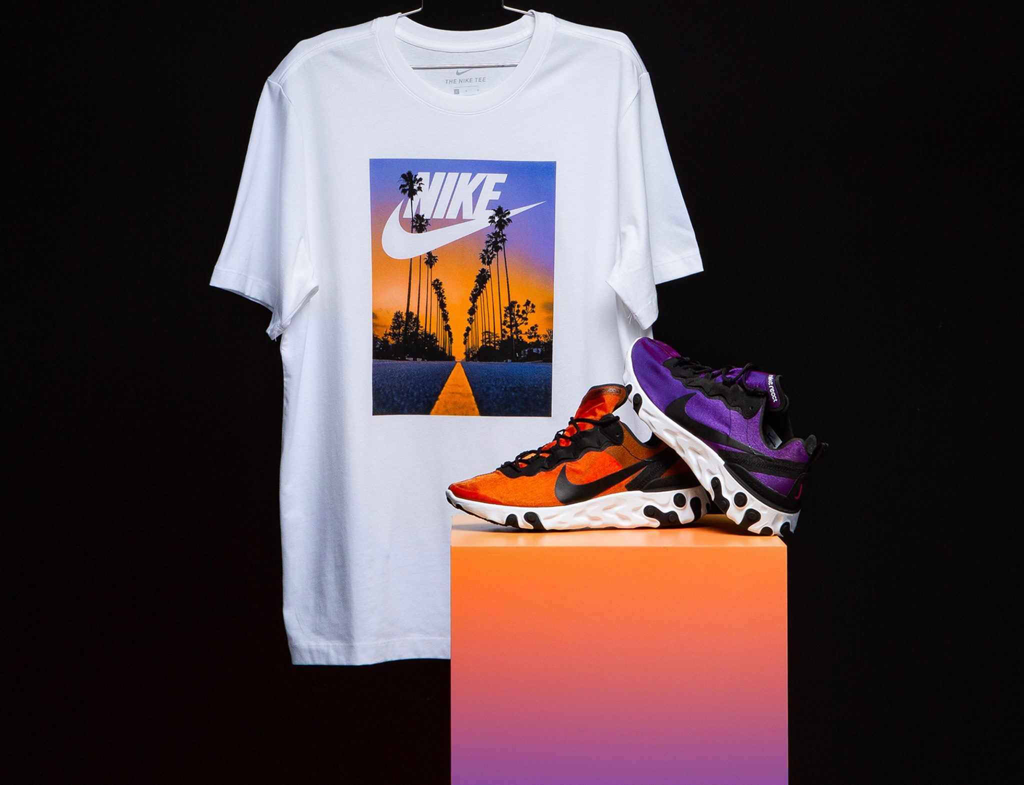 Nike React Element 55 Sunset Shirt 