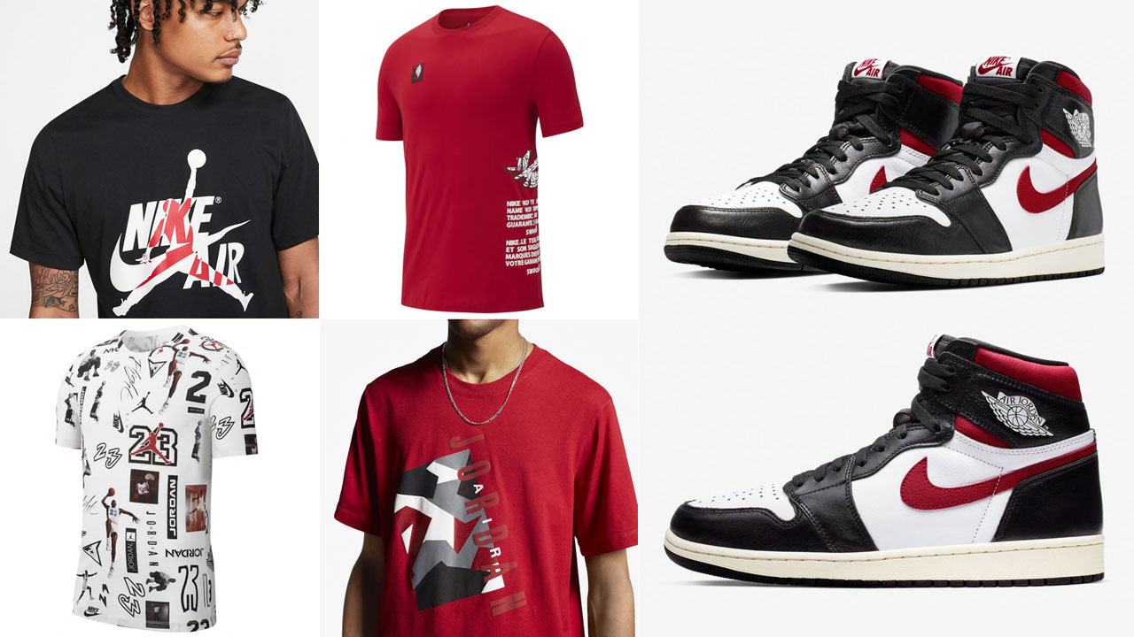 air-jordan-1-gym-red-sneaker-tees-shirts