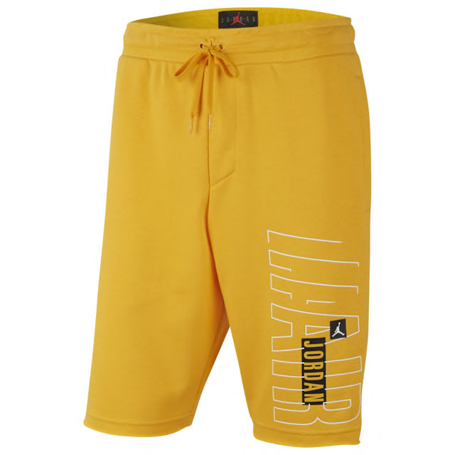 jordan-14-yellow-ferrari-shorts-1