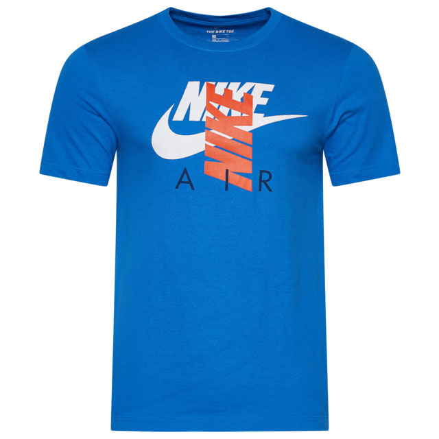 orange and blue nike outfit