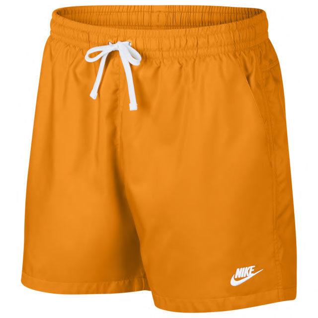 laser orange shorts