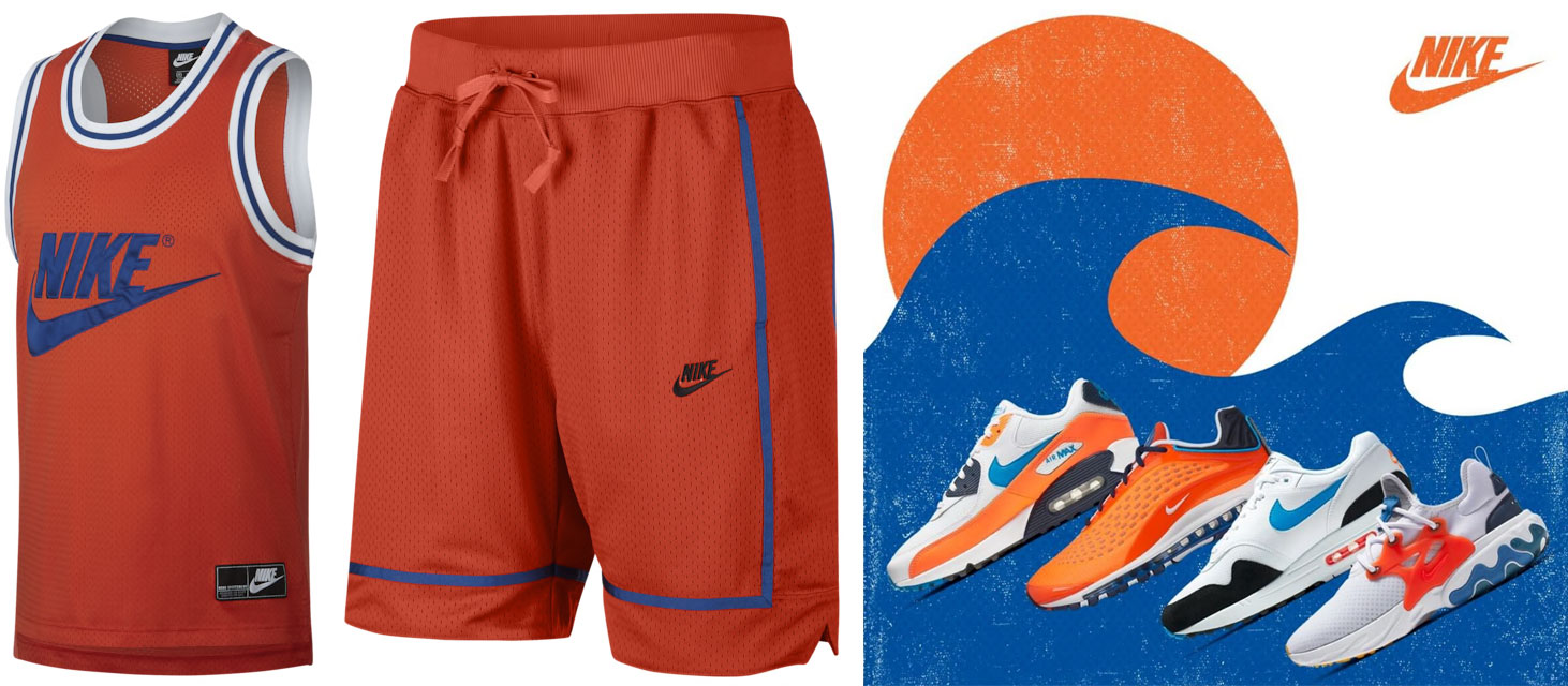 nike-air-max-orange-blue-tank-top-shorts-match