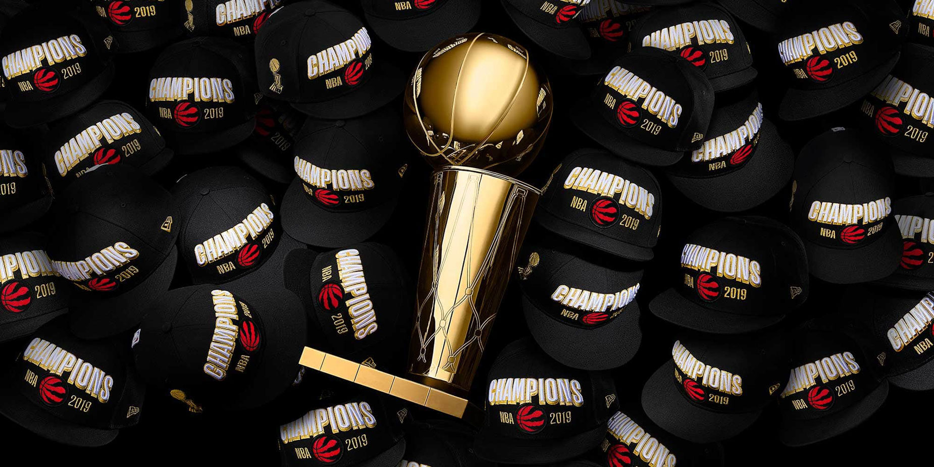 raptors championship fitted hat