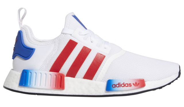 adidas nmd r1 red white and blue