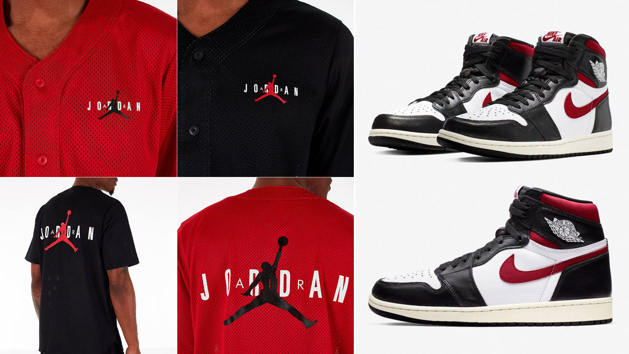 Air Jordan 1 High Gym Red Jerseys to 