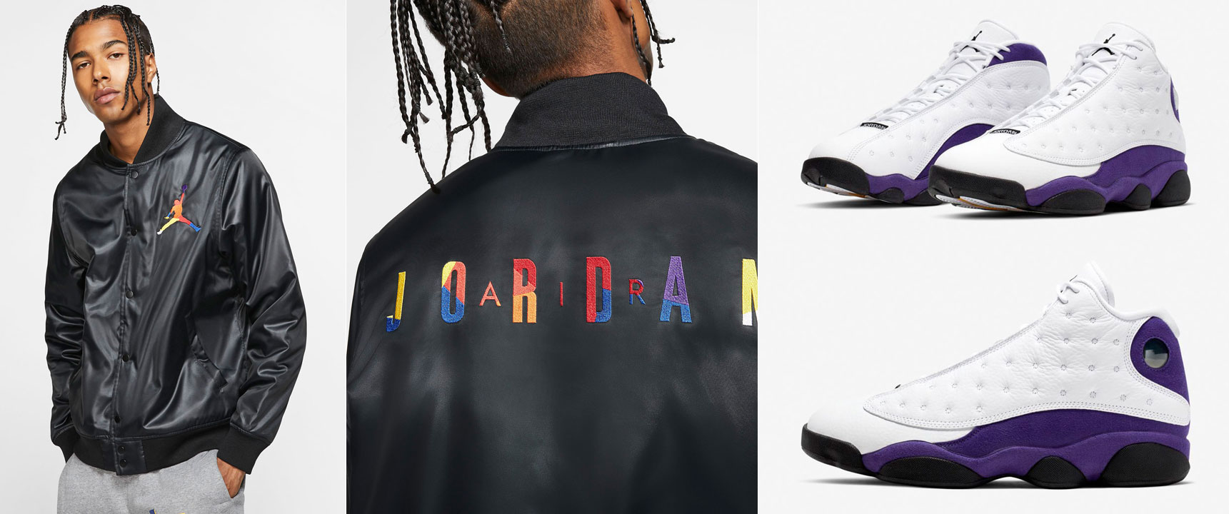 Air Jordan 13 Lakers Rivals Jacket 