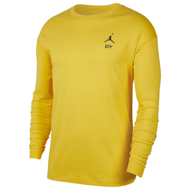 air-jordan-4-cool-grey-long-sleeve-tee-yellow-1