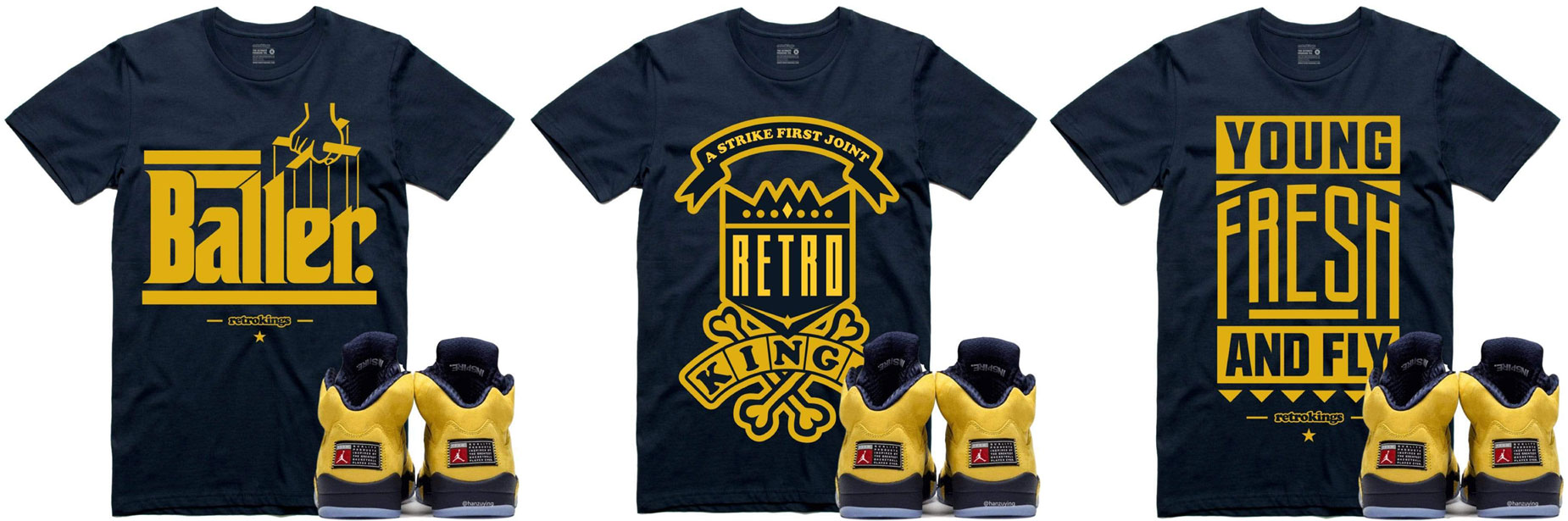 retro 5 shirts