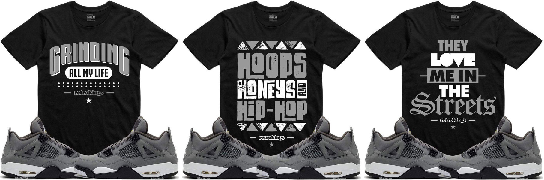 jordan cool grey 4 shirt