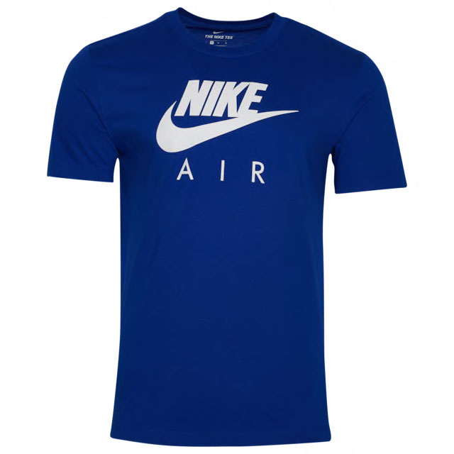 blue nike air t shirt