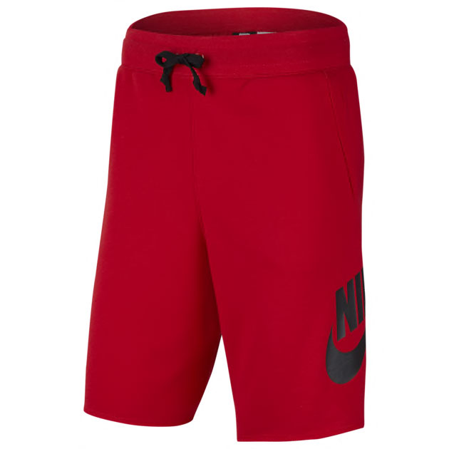 nike-sportswear-alumni-shorts-red-black