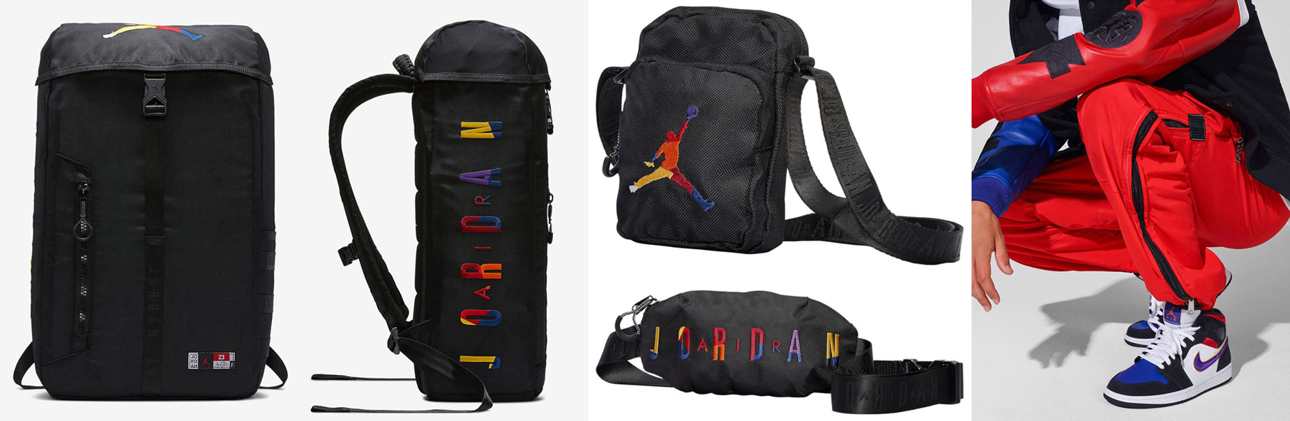 Air Jordan 1 Mid Rivals Backpack and Bags to Match | SneakerFits.com