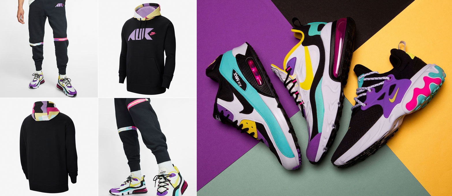 colorful nike jogging suits