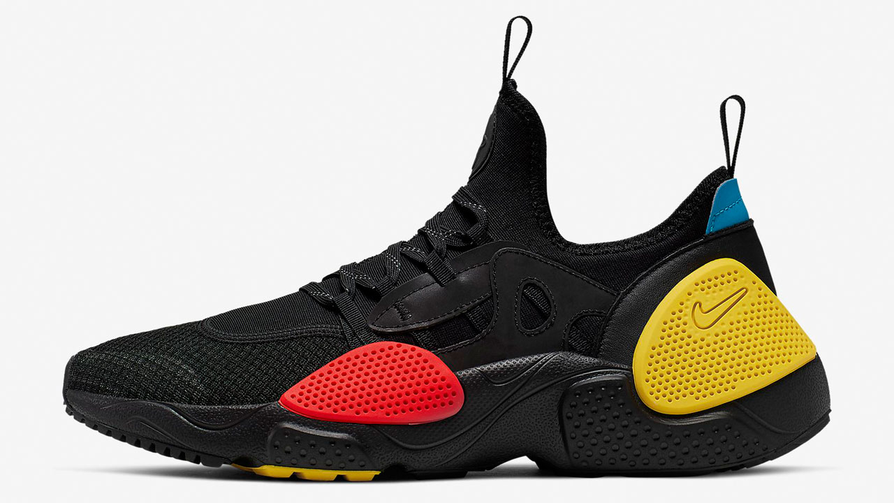 red and yellow huaraches