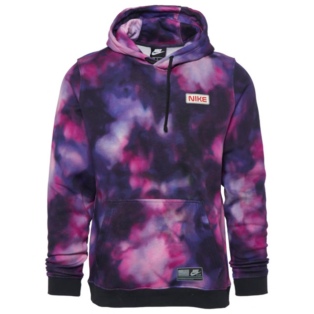 purple camo foams hoodie