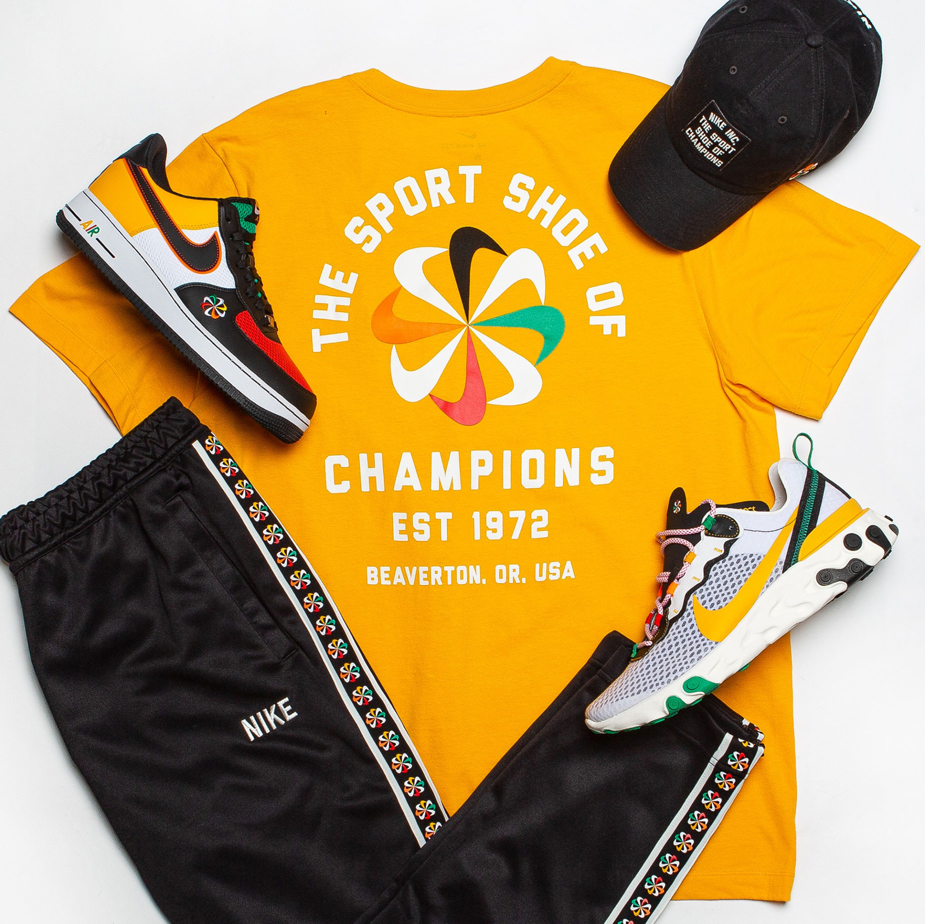 nike yellow outfit