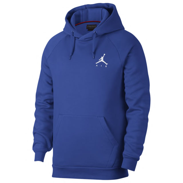 blue air jordan hoodie