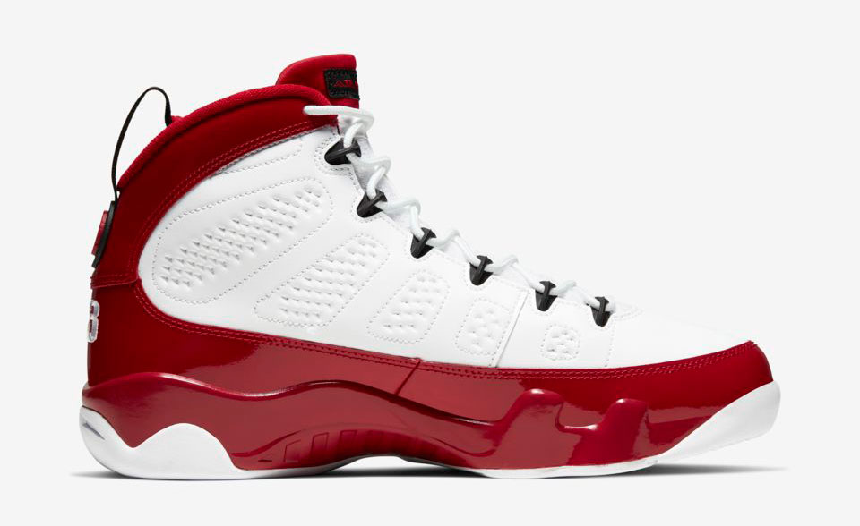 red in white 9s
