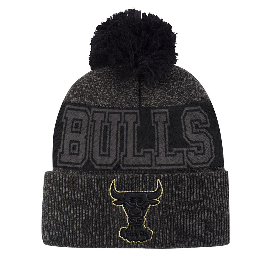 bulls-knit-hat-beanie-black-gold-1