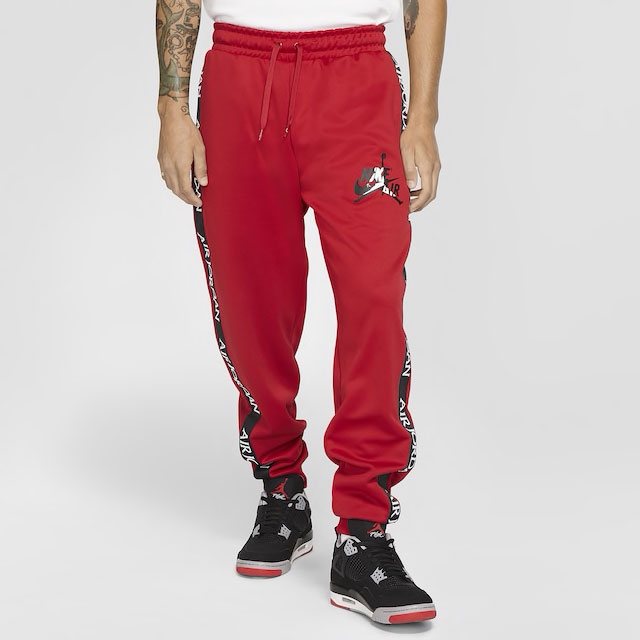 Air Jordan 9 White Gym Red Pants to 