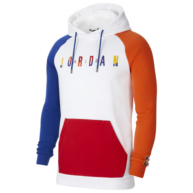multi color jordan hoodie
