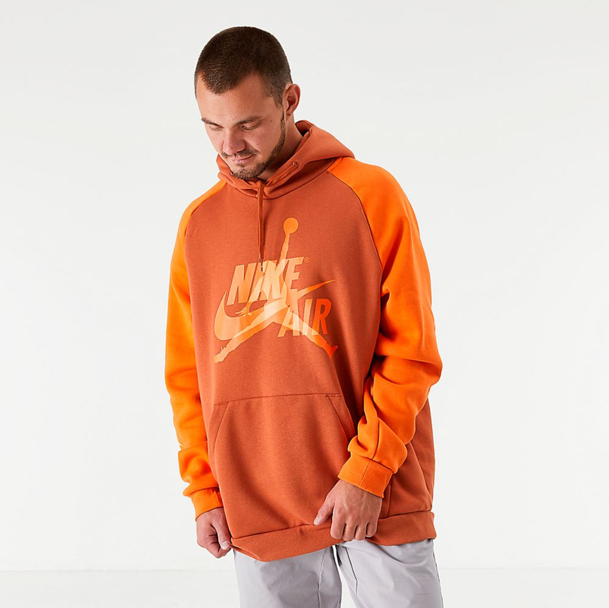 jordan hoodie orange