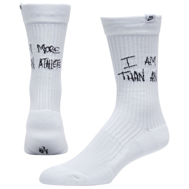 nike lebron more than an athlete socks