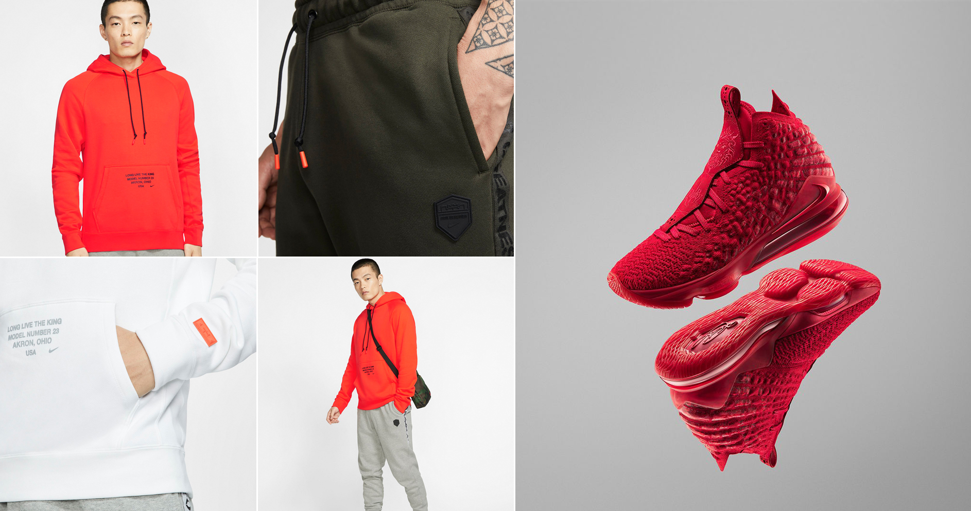 Nike LeBron 17 Red Carpet Clothing Match | SneakerFits.com