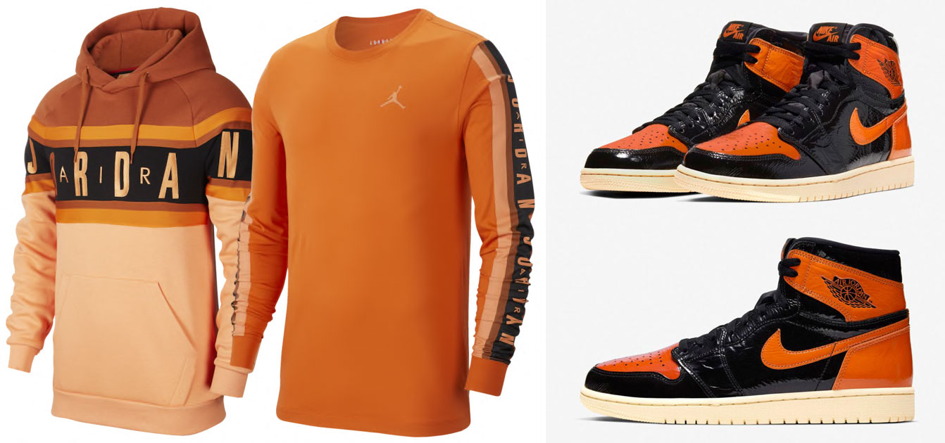 orange jordan 1 shirt