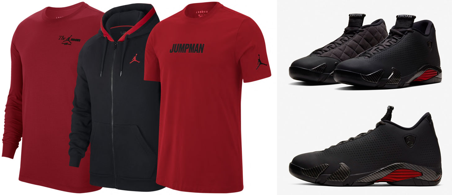 air-jordan-14-black-ferrari-clothing-outfits
