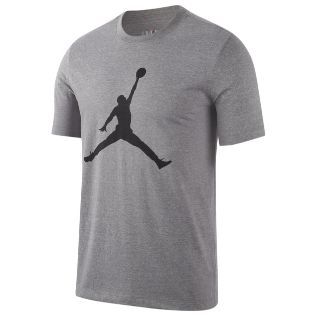 gray jordan t shirt