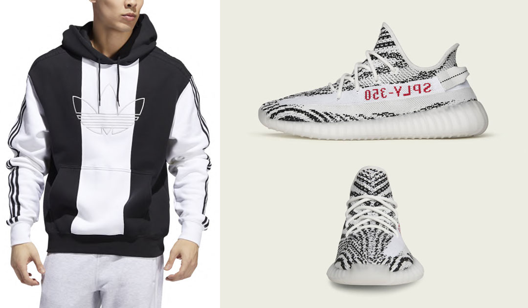 yeezy zebra hoodie