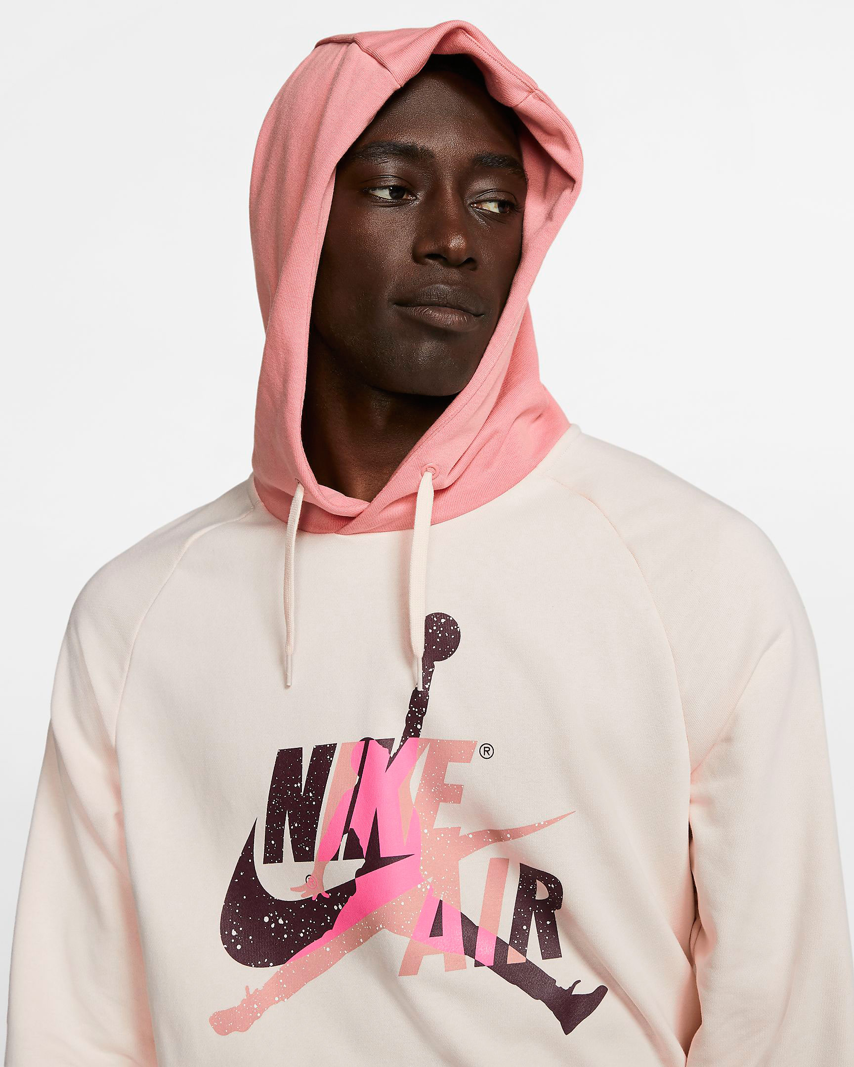 pink jordan hoodie