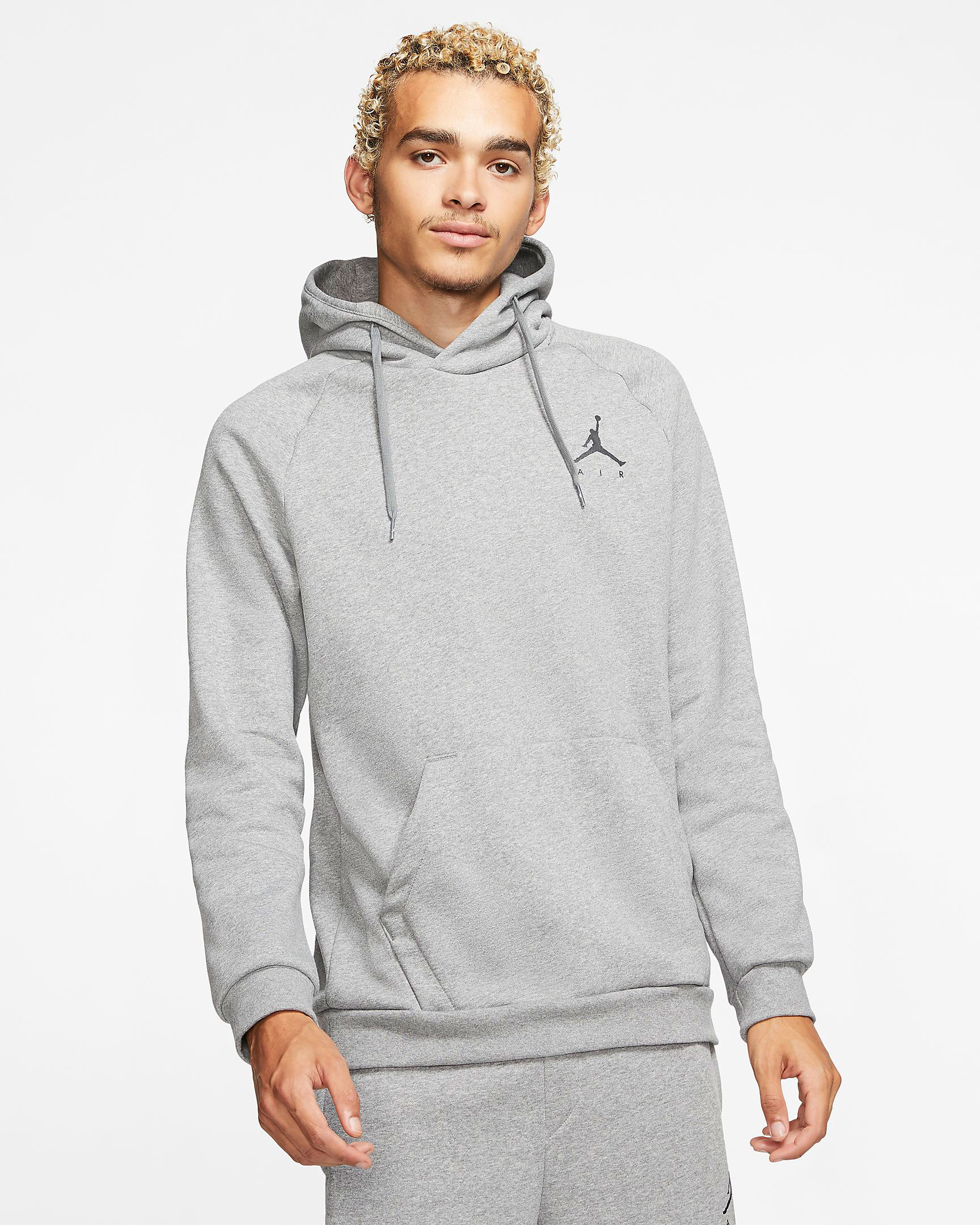 gray jordan hoodie