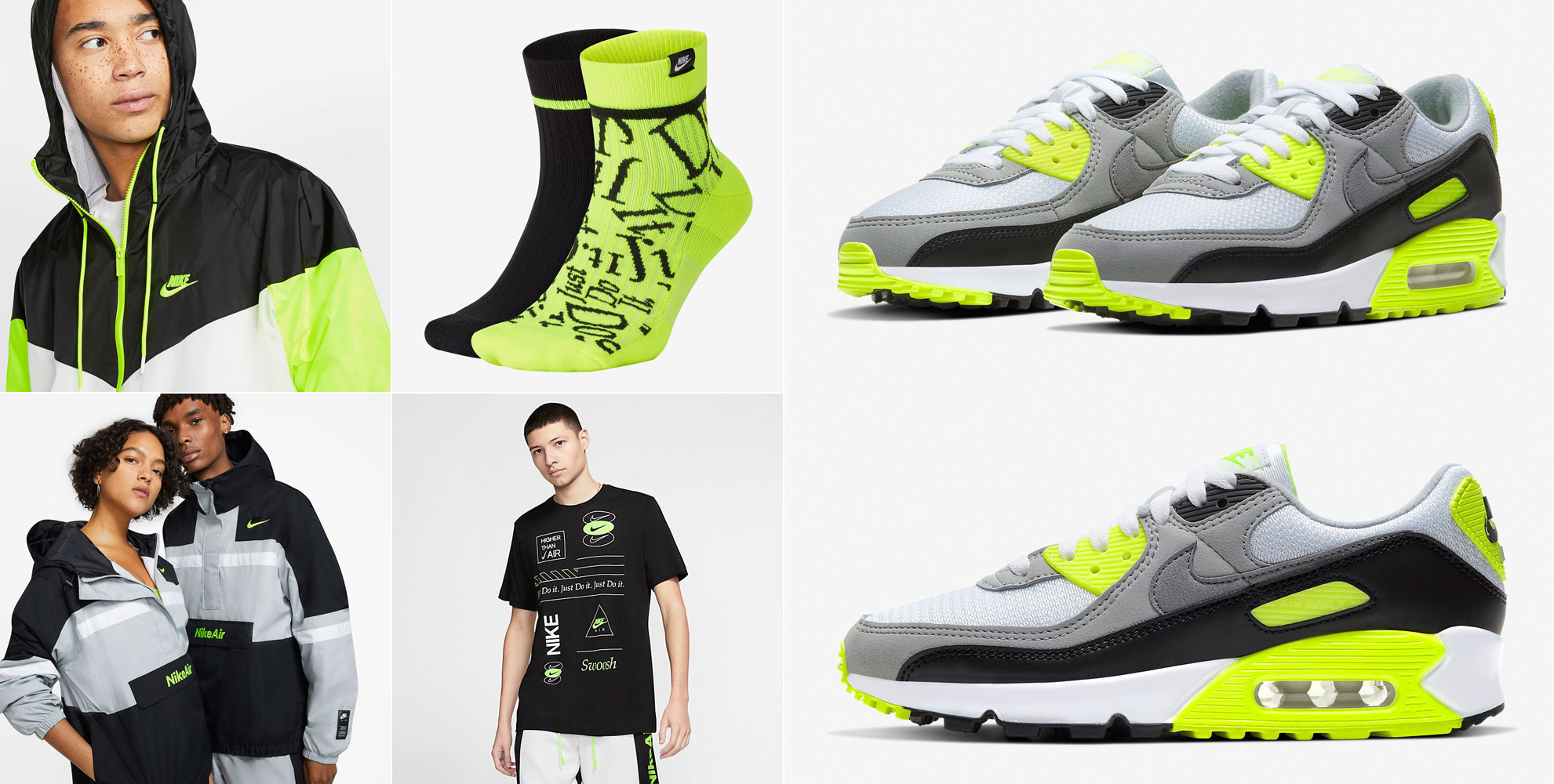 Nike Air Max 90 OG Volt Clothing to Match | SneakerFits.com قياس الاكسجين