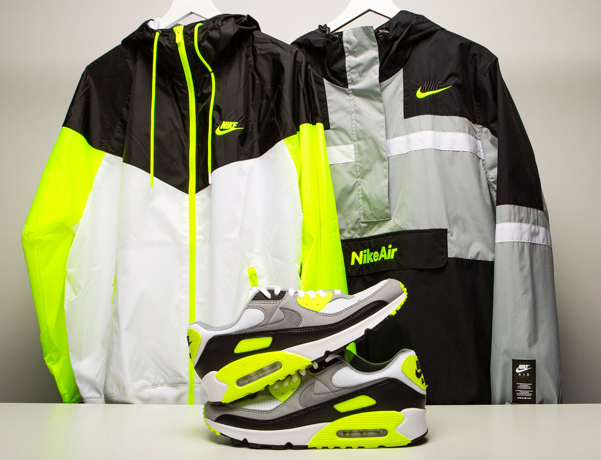Nike Air Max 90 OG Volt Jackets to Match | SneakerFits.com