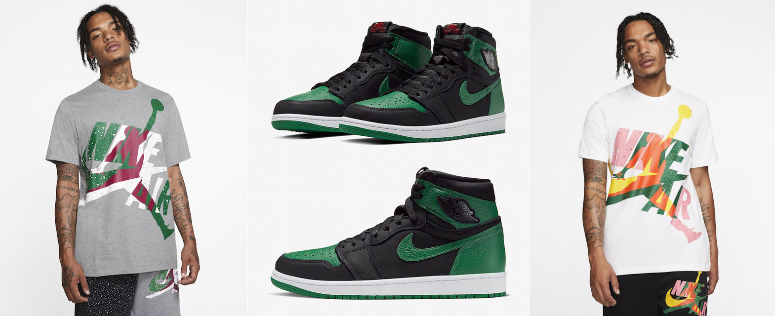 outfits for pine green jordan 1