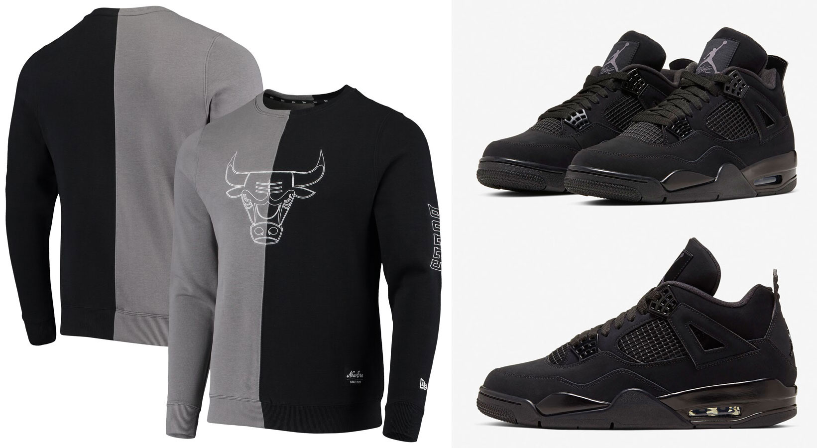air-jordan-4-black-cat-bulls-new-era-sweatshirt