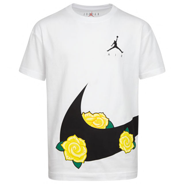 Jordan 6 Citron Tint Floral Shirt Match | SneakerFits.com