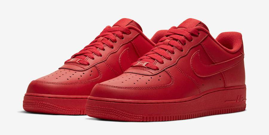 Nike Air Force 1 Triple Red Clothing 