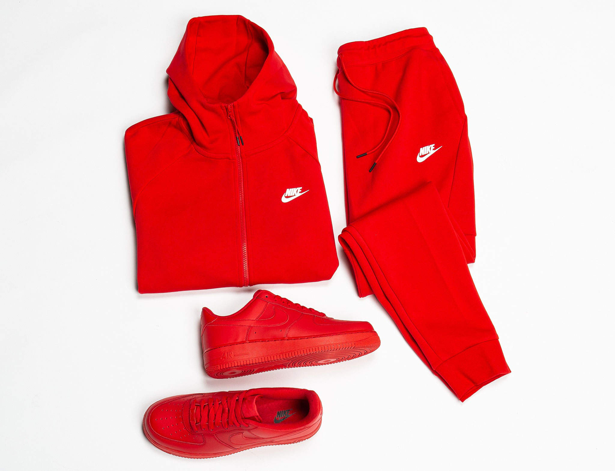 Nike Air Force 1 Triple Red Clothing 